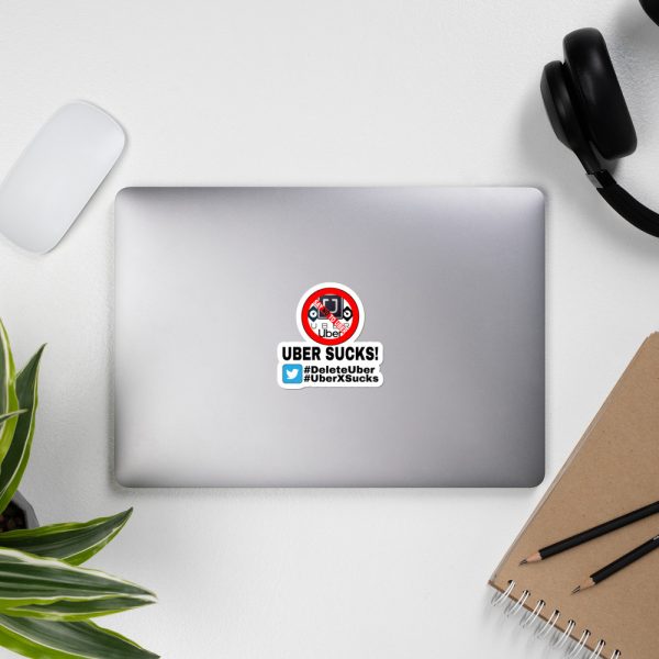 “UBER SUCKS!” Premium Kiss Cut Emblem Stickers - Image 4