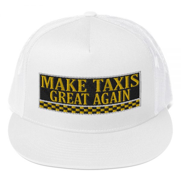 “MAKE TAXIS GREAT AGAIN” Embroidered Yupoong Trucker Cap - Image 9