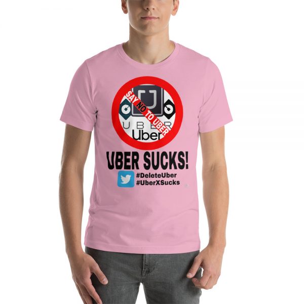 “UBER SUCKS!” Premium Bright Color T-Shirt - Image 12