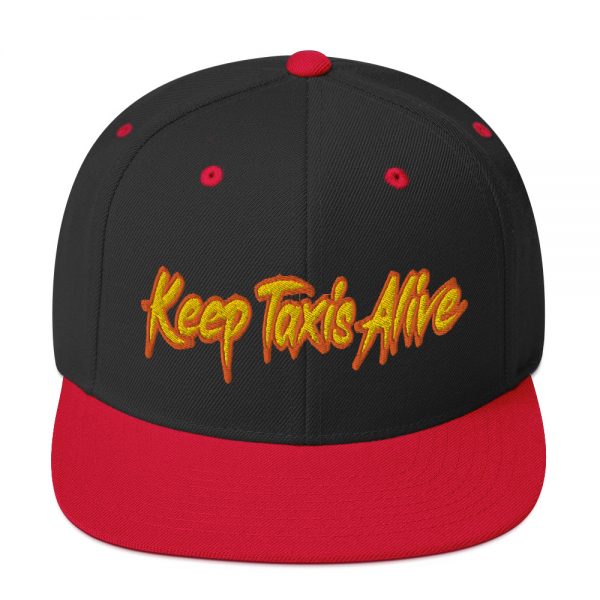 “KEEP TAXIS ALIVE - v2” Embroidered Yupoong Snapback Hat - Image 6