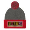“I SAY NO TO UBER” Embroidered Pom-Pom Beanie - Image 5