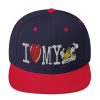 “I LOVE MY TAXI” Embroidered Yupoong Snapback Hat - Image 20