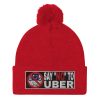 “SAY NO TO UBER – v2” Embroidered Pom-Pom Beanie - Image 10