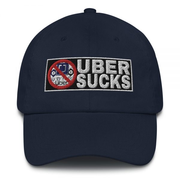 “UBER SUCKS” Embroidered Yupoong Dad Hat - Image 6