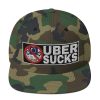 “UBER SUCKS” Embroidered Yupoong Snapback Hat - Image 11