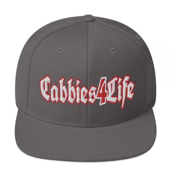 “CABBIES4LIFE” Embroidered Yupoong Snapback Hat - Image 14