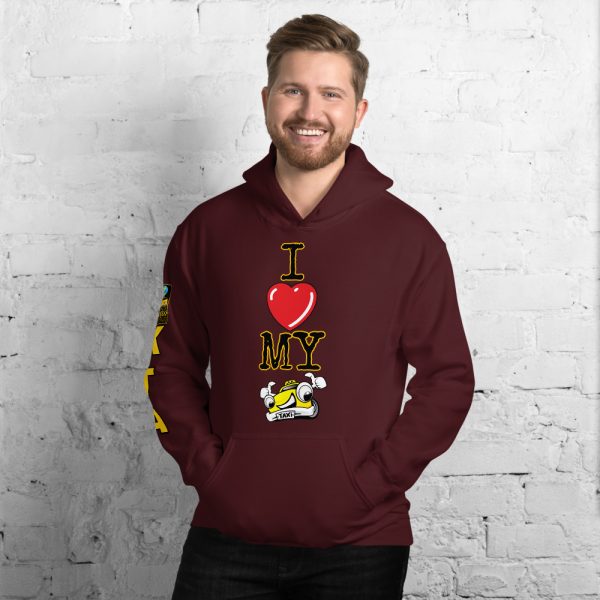 "I LOVE MY TAXI" Premium Soft & Heavy Blend Hoodie - Image 15