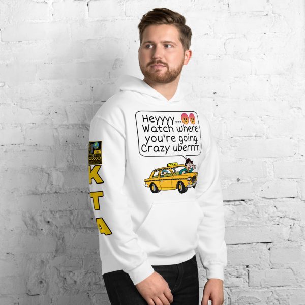 “CRAZY UBERRRR” Premium Soft & Heavy Blend Hoodie - Image 3