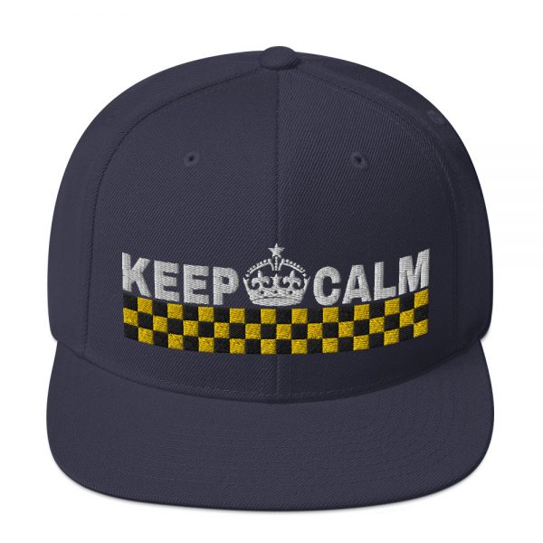 “KEEP CALM” Embroidered Yupoong Snapback Hat - Image 20