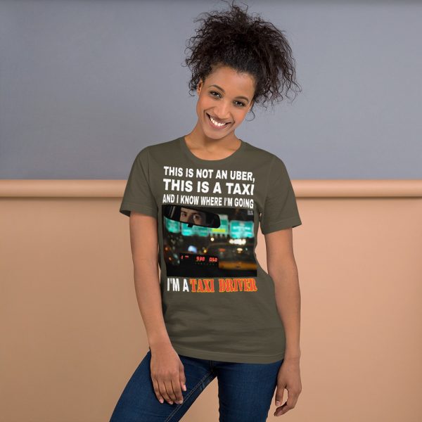 "THIS IS NOT AN UBER" Premium Dark Color T-Shirt - Image 4