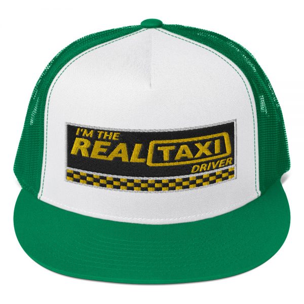 “I’M THE REAL TAXI DRIVER – v1” Embroidered Yupoong Trucker Cap