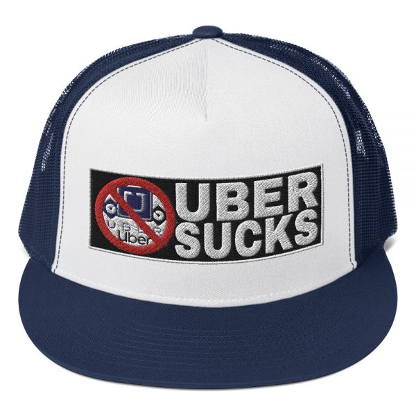 “UBER SUCKS” Embroidered Yupoong Trucker Cap - Image 6