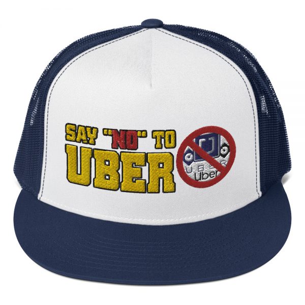 “SAY NO TO UBER – v1” Embroidered Yupoong Trucker Cap - Image 7