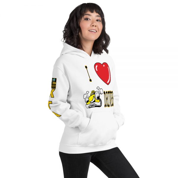 "I LOVE TAXI DRIVERS" Premium Soft & Heavy Blend Hoodie - Image 3
