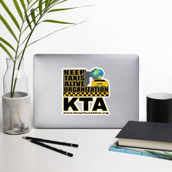 “KEEP TAXIS ALIVE ORGANIZATION” Premium Kiss Cut Emblem Stickers - Image 8