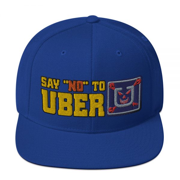 “SAY NO TO UBER - v1” Embroidered Yupoong Snapback Hat - Image 34
