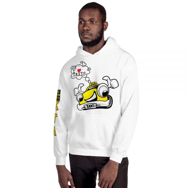 "I LOVE TAXIS" Premium Soft & Heavy Blend Hoodie - Image 2