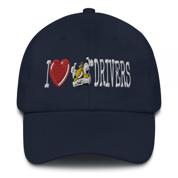 “I LOVE TAXI DRIVERS” Embroidered Yupoong Dad Hat - Image 6
