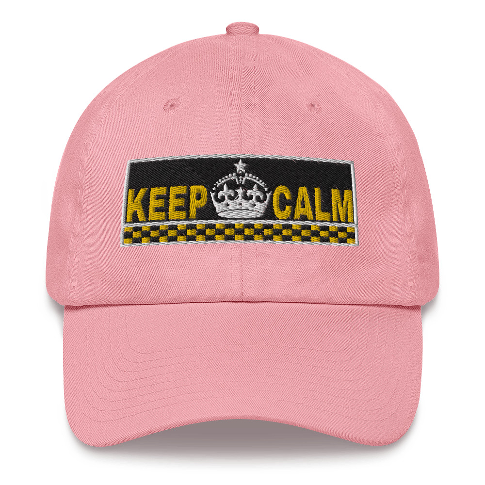 “KEEP CALM” Embroidered Yupoong Dad Hat