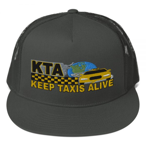 “KEEP TAXIS ALIVE – v1” Embroidered Yupoong Trucker Cap - Image 4