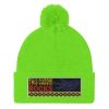 “THIS CABBIE ROCKS” Embroidered Pom-Pom Beanie - Image 9