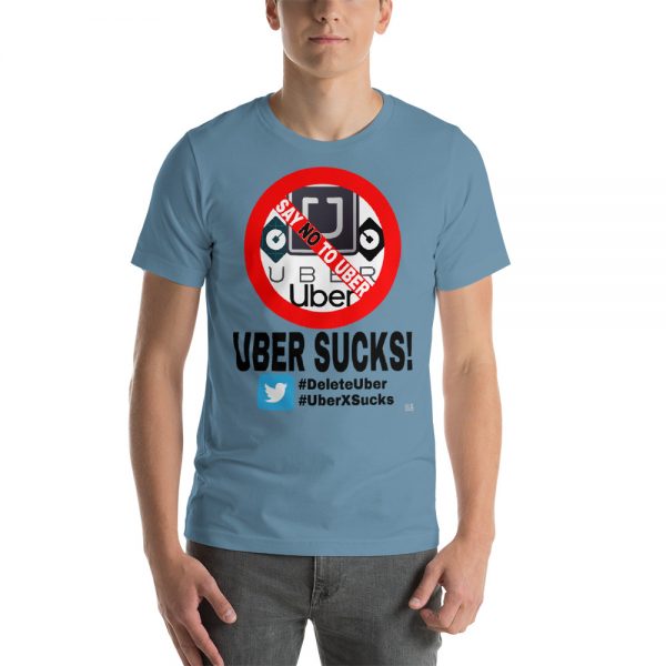 “UBER SUCKS!” Premium Bright Color T-Shirt - Image 5