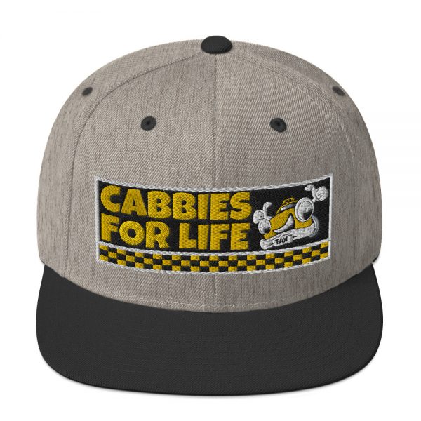 “CABBIES FOR LIFE” Embroidered Yupoong Snapback Hat - Image 24