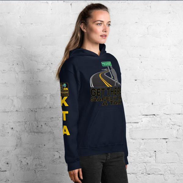 “GET THERE SAFELY IN A TAXI” Premium Soft & Heavy Blend Hoodie - Image 8