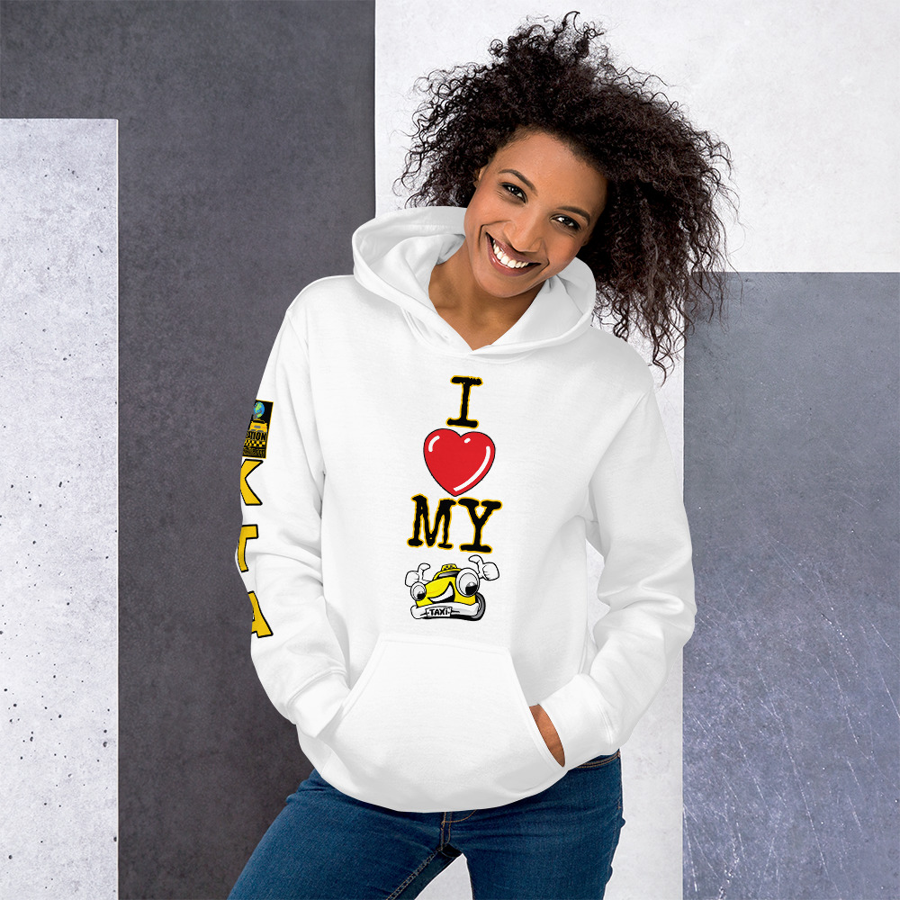 "I LOVE MY TAXI" Premium Soft & Heavy Blend Hoodie