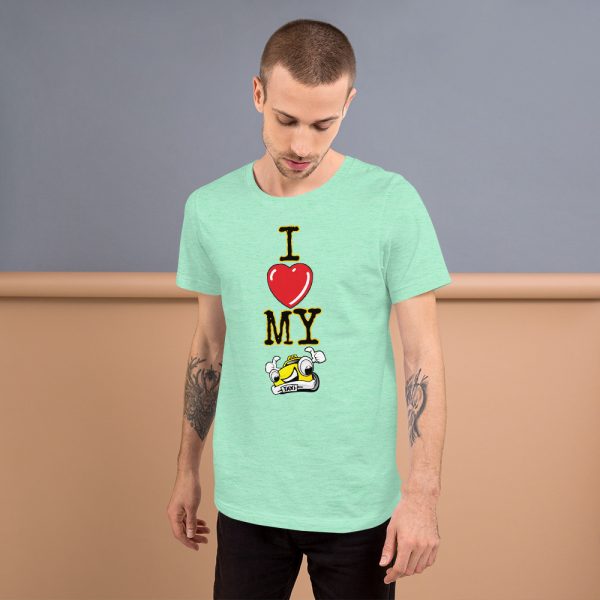 “I LOVE MY TAXI” Premium Bright Color T-Shirt - Image 8