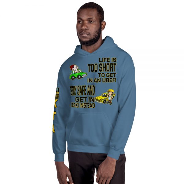“LIFE IS TOO SHORT TO GET IN AN UBER” Premium Soft & Heavy Blend Hoodie - Image 12