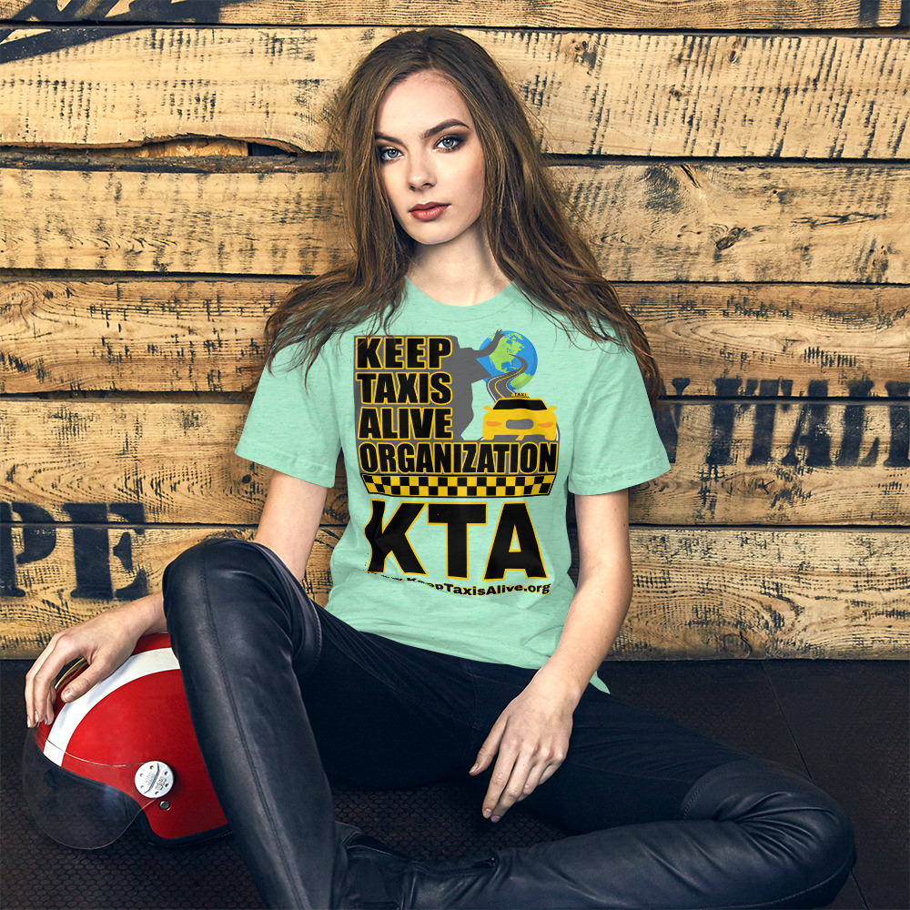 “KEEP TAXIS ALIVE ORGANIZATION” Premium Bright Color T-Shirt