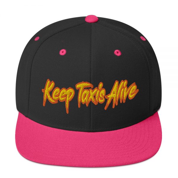 “KEEP TAXIS ALIVE - v2” Embroidered Yupoong Snapback Hat - Image 4