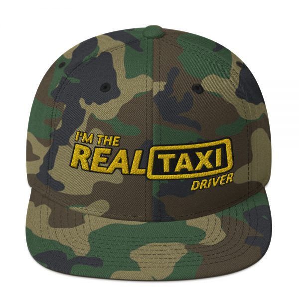 “I'M THE REAL TAXI DRIVER - v2” Embroidered Yupoong Snapback Hat - Image 12