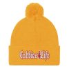 “CABBIES4LIFE” Embroidered Pom-Pom Beanie - Image 11