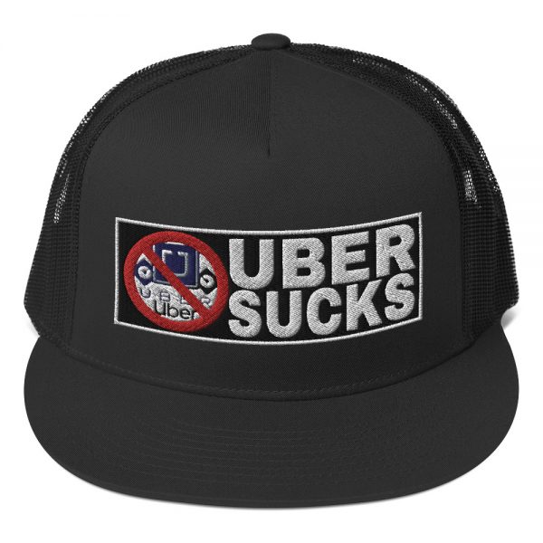 “UBER SUCKS” Embroidered Yupoong Trucker Cap - Image 3