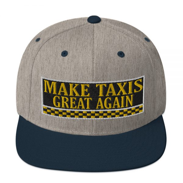 “MAKE TAXIS GREAT AGAIN” Embroidered Yupoong Snapback Hat - Image 28