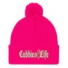 “CABBIES4LIFE” Embroidered Pom-Pom Beanie - Image 12