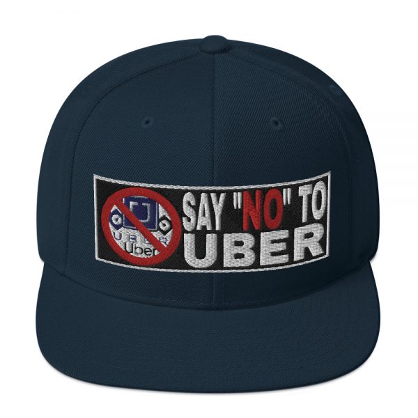 “SAY NO TO UBER - v2” Embroidered Yupoong Snapback Hat - Image 15