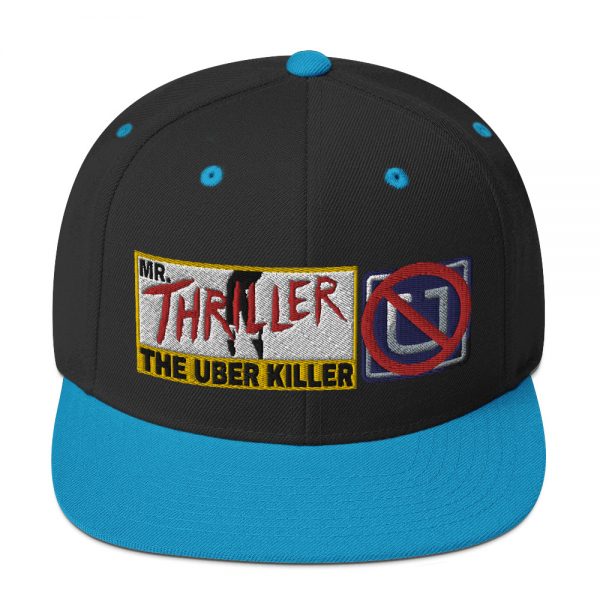 “MR. THRILLER, THE UBER KILLER” Embroidered Yupoong Snapback Hat - Image 2