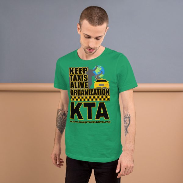 "KEEP TAXIS ALIVE ORGANIZATION" Premium Dark Color T-Shirt - Image 8