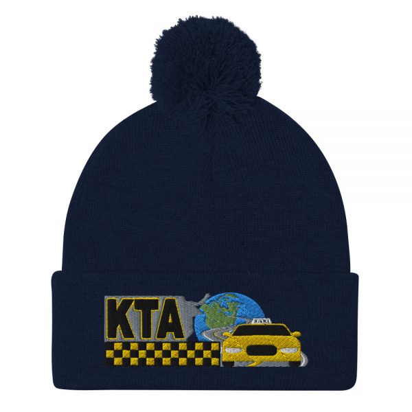 “KEEP TAXIS ALIVE – v1” Embroidered Pom-Pom Beanie - Image 6