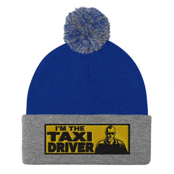 “I’M THE TAXI DRIVER” Embroidered Pom-Pom Beanie - Image 8
