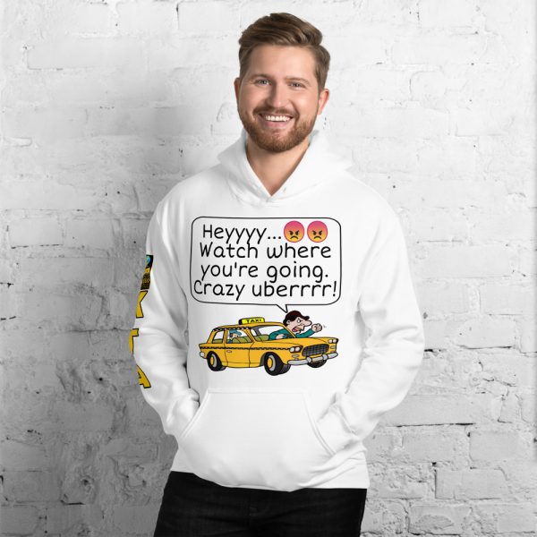 “CRAZY UBERRRR” Premium Soft & Heavy Blend Hoodie - Image 2