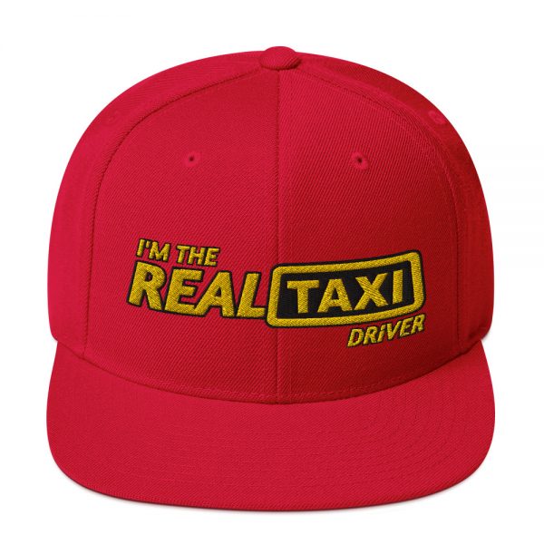 “I'M THE REAL TAXI DRIVER - v2” Embroidered Yupoong Snapback Hat - Image 39
