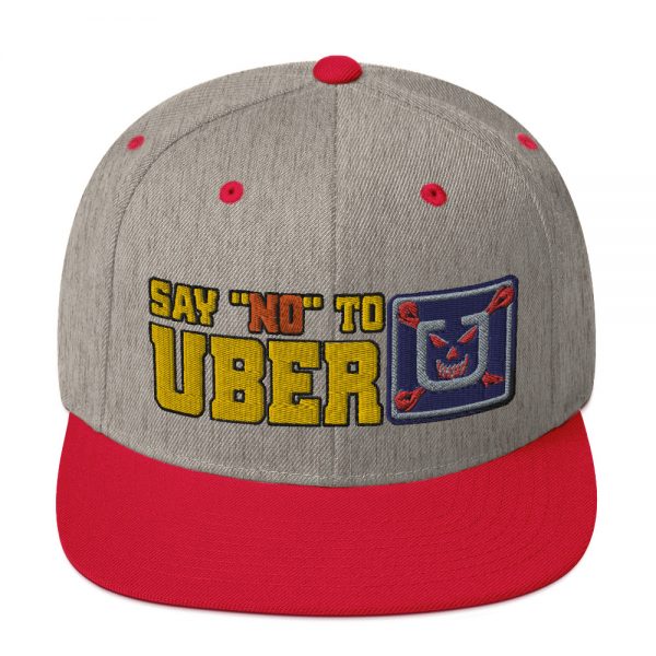 “SAY NO TO UBER - v1” Embroidered Yupoong Snapback Hat - Image 30