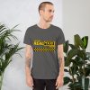 "I'M THE REAL TAXI DRIVER" Premium Dark Color T-Shirt - Image 4