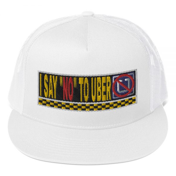“I SAY NO TO UBER” Embroidered Yupoong Trucker Cap - Image 9