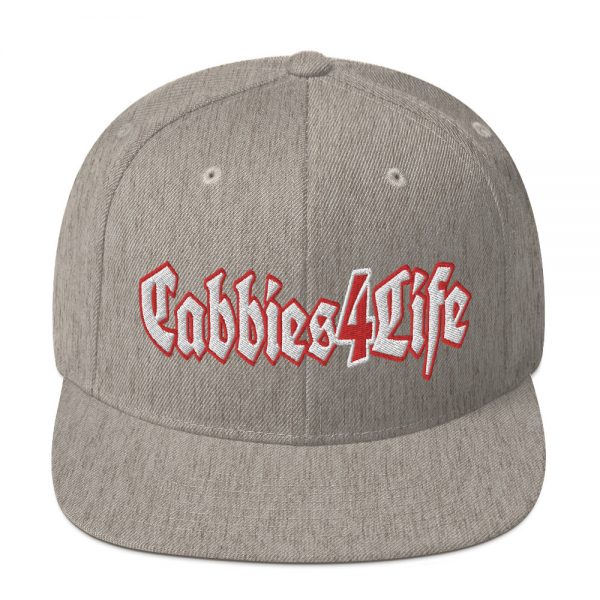 “CABBIES4LIFE” Embroidered Yupoong Snapback Hat - Image 25