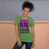 "DO NOT DISTURB MY BEAUTY SLEEP" Premium Dark Color T-Shirt - Image 7